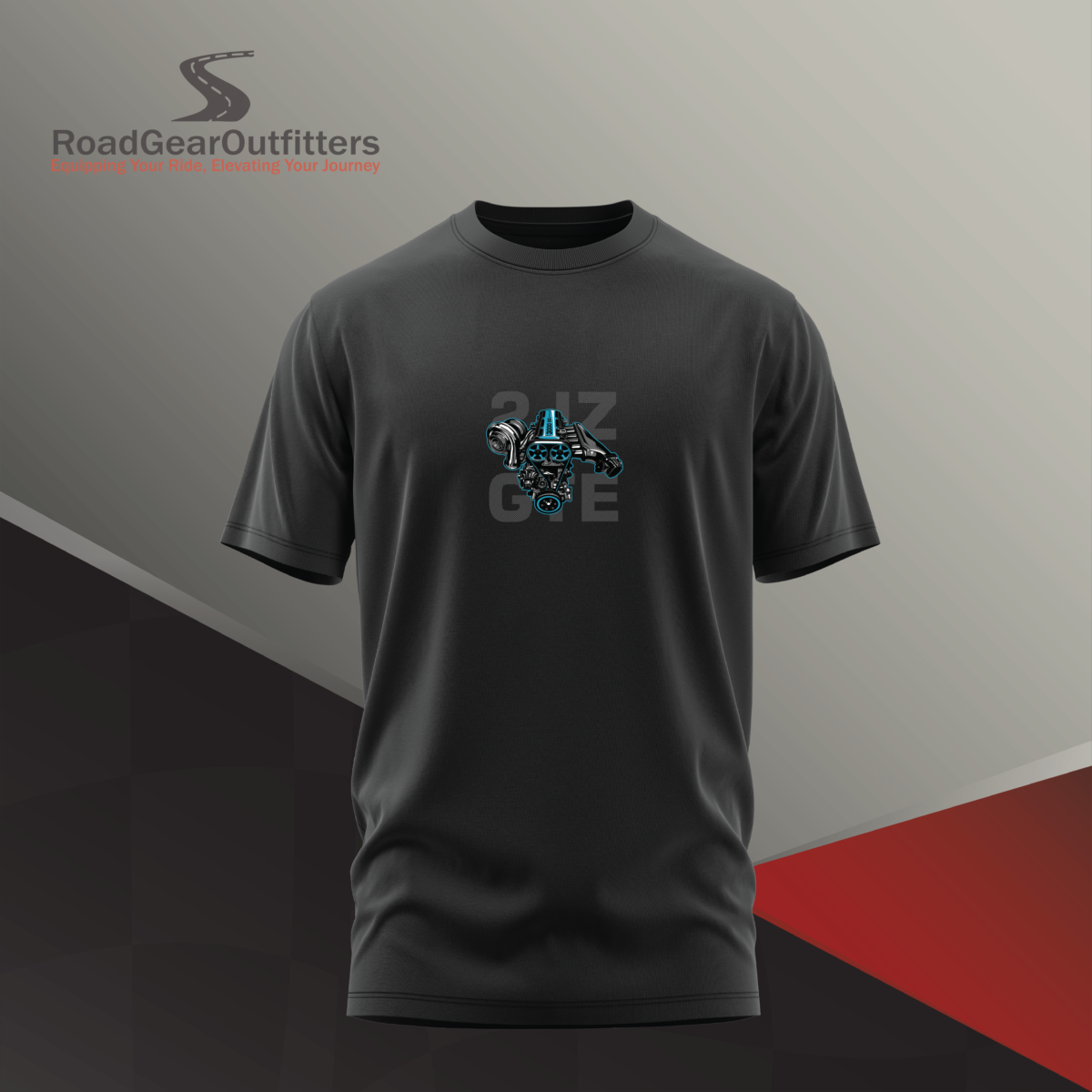 2JZ GTE Engine - T Shirt - Image 1
